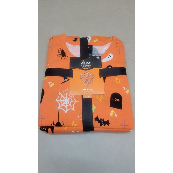 Women's Halloween Print Matching Family Pajama Set - Hyde & EEK! Boutique Orange - Picture 3 of 6
